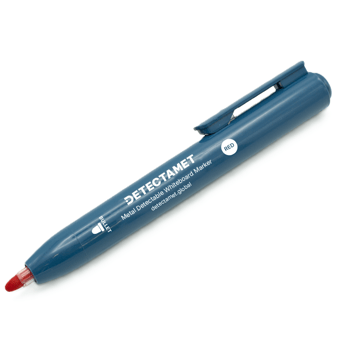 Picture of Detectamet Detectable Retractable Whiteboard Marker - Red Bullet Tip - Pack of 10 - [DT-145-A05-P03-A07]