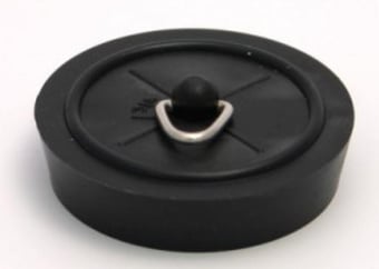 picture of Plug - Sink Bath - Black -  5 Packs -1 3/4" - CTRN-CI-PA65P