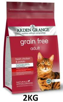 picture of Arden Grange - 2kg Adult Chicken Dry Cat Food - [CMW-AGCAC1]