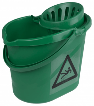 picture of Shadowboard - Mop Bucket With Ringer - Green - 12 Litre - [SCXO-CI-SB-BUK01-GR]
