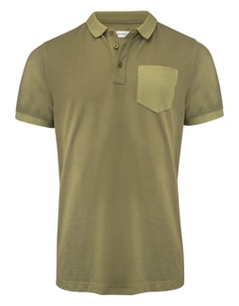 picture of James Harvest Pinedale Piqué Polo - Moss Green - BT-HAR2135040-H704