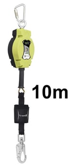 picture of Kratos Atex Helixon Retractable Wire Rope Fall Arrest Block - 10mtr - Vertical Use Only - [KR-FA2040210]