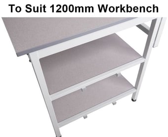 picture of QMP Full Depth Lower Shelf to Suit 1200mm Workbench - Laminate - [QM-BPLS1200PLXX]