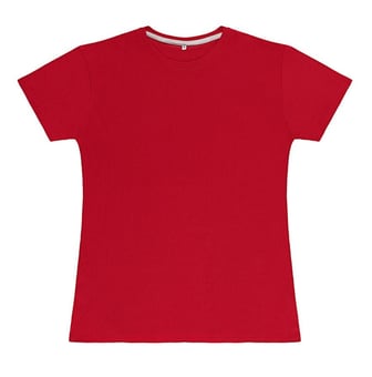picture of SG's Ladies' Perfect Print Tee - Red - BT-SGTEEF-RED - (DISC-X)