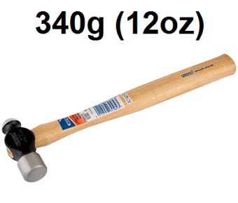picture of Draper - Ball Pein Hammer With Hickory Shaft - 340g (12oz) - [DO-64589]