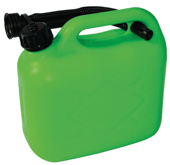 Picture of Plastic Fuel Can Green 5 Litre - [HC-MPMD2050] - (DISC-R)