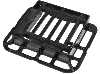 picture of C250 Ductile Iron Hinged Gully Grating & Frame - [CD-CD128KMC]