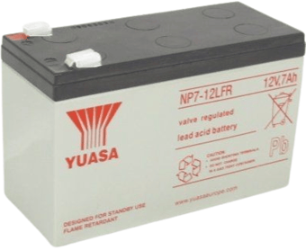 picture of Yuasa NP7-12LF/Retard Valve Regulated Lead-Acid Battery - 12V 7Ah - [BRH-SLAYUANP7-12LFR]