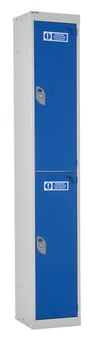 picture of QMP PPE Locker - 2 Compartments - 1800H x 300W x 300D mm - [QM-LP1830302BXX]
