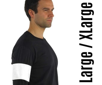 picture of Yoko Waterproof Arm Band White - Large/X Large - 10 x 55cm - Single - [YO-HVW066-WHITE-L/XL]