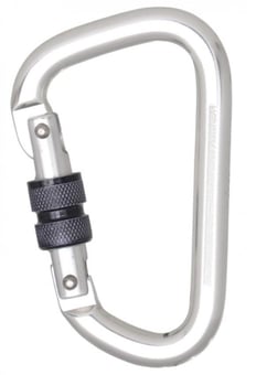 Picture of Kratos Aluminium Screw-locking Karabiner With 22.5mm Gate Opening - [KR-FA5010322]