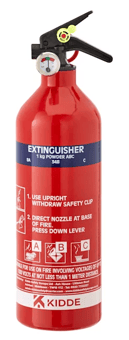 picture of Kidde 1KG Multi-Purpose Fire Extinguisher - 8A 34BC Fire Rating - [KS-KPS1FX]