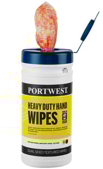 picture of Portwest - IW30 - Heavy Duty Hand Wipes - Pack of 80 - [PW-IW30ORR]