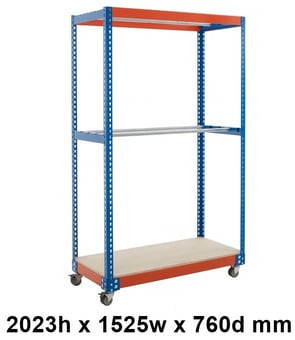 picture of BiGDUG BiG400 Garment Rail Trolley - 2023h x 1525w x 760d mm - 300kg - [BDU-B4MG1507BO]