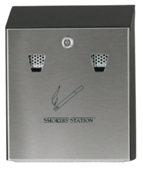 picture of Rubbermaid Smokers Station Stainless Steel - Black - [SY-FGR1012EBK]