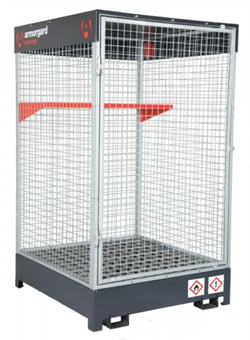 picture of ArmorGard - Drumcage Hazardous Goods Storage - COSHH Compliant Storage Cage for Liquids, Gases & Solids - [AG-DRC4] - (SB)