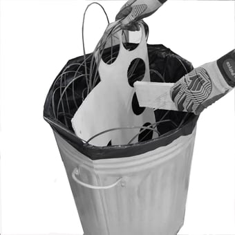 picture of Extra Heavy Duty Sacks in a Pack Black - 90 Litres - [BM-01407]