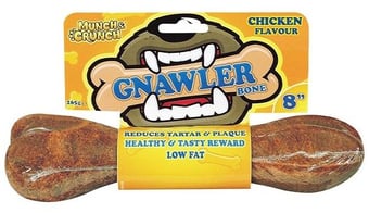 picture of Munch & Crunch Chicken Gnawler Dog Bone 8 Inch CDU - [PD-MC0104]
