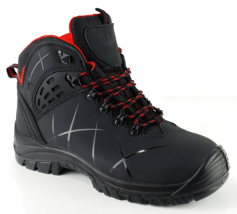 picture of Tuffking Synapse Black Action Nubuck Upper Safety Hiker Boot S3 SRC Stainless Steel Toe Cap - GN-2112