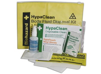 Picture of Value Single Body Fluid Disposal Kit - Supplied in Vinyl Wallet or Poly-bag - [SA-K418A]