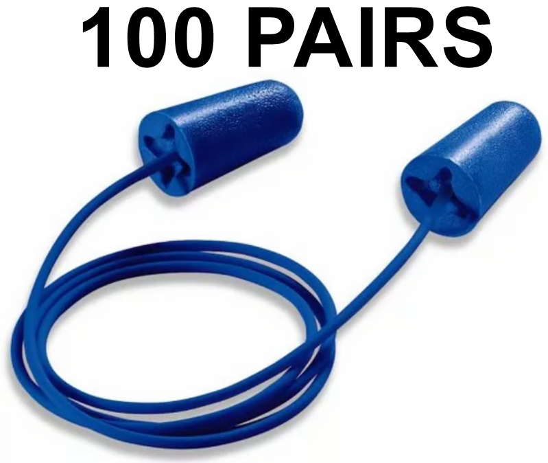 Uvex - 100 Pairs - X-Fit Detec Disposable Corded Earplugs 37 dB - [TU-2112011] - (LP)