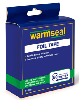 picture of Warmseal Aluminium Foil Tape 50mm x 50m - [CI-G21801]