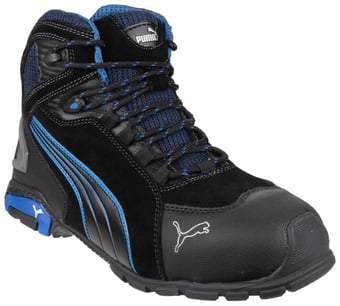 picture of Puma Safety Rio Mid Lace-up Black Safety Boot S3 SRC - FS-23091-37916