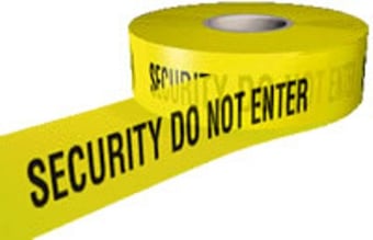 picture of Security Tape - Security Do Not Enter - 75mm x 250m - [AS-SBT2]