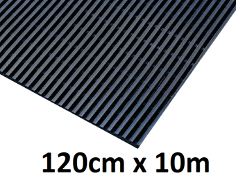 picture of Interflex Splash Multi-Use Anti-Slip Mat Black - 120cm x 10m Roll - [BLD-IF4733BL]