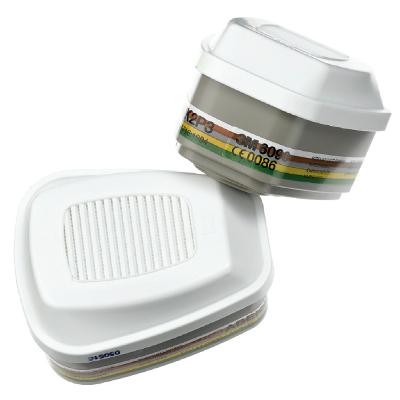 picture of 3M - Pair of ABEK2HgP3+Form Combination Filter Cartridges - Pack of 2 - [3M-6099X2]