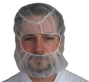Picture of Detectable Reusable White Balaclava Hood - [DT-441-T020-P06]