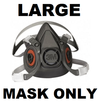 picture of 3M 6000 Reusable Low Maintenance Series Half Mask - Large - [3M-6300] - (PS) - (NICE)
