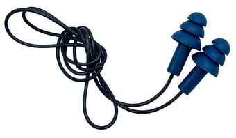 Picture of Detectamet Metal Detectable Reusable Corded Earplugs - 3 Flange - Pack of 250 Pairs - [DT-410-P01-T939-X29]