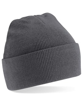 Picture of Beechfield B45 Original Cuffed Beanie - Graphite Grey - [BT-B45-GGREY]