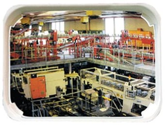 Picture of  MULTI-PURPOSE MIRROR - P.A.S - 800 x 600mm - White Frame - To View 2 Directions - 5 Year Guarantee - [VL-928]