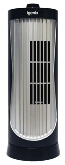 picture of Igenix Oscillating Mini Tower Fan with Carry Handle - 2 Speed - 12" - [SLB-433322]