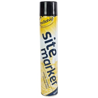 picture of ProSolve Site Marker Aerosol Line Marking Paint 750ml Black - [PV-PVSMBLA7A]
