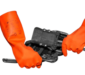 picture of Polyco Touch-E Electricians Insulating Glove Orange - BM-TE0360