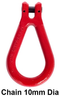picture of GT Cobra Grade 80 Clevis Reevable Egg Link - For Chain 10mm Dia. - [GT-G80REL10]