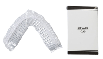 Picture of Black & White Shower Cap - Box of 50 - [MCS-WSBSHOWER]