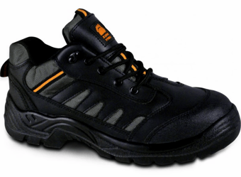 Picture of Kencot Black Trainers with Double Density PU Sole S1P SRA - UC-BT1/SM - (DISC-R)