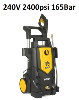 picture of V-TUF V5 240V Tough DIY Electric Pressure Washer 2400psi 165Bar - [VT-V5-240V] - (LP)