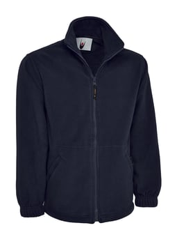 Picture of Uneek Premium Full Zip Micro Navy Blue Fleece Jacket - UN-UC601-NAV