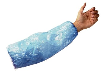 Picture of Supertouch Polyethylene Disposable Oversleeve - Pack of 100 - Blue - [ST-E16210]