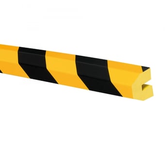 picture of Moravia 1000mm Yellow/Black Push-fit Traffic-line Protection - Trapeze 40/36mm - [MV-422.21.711]