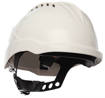 picture of White Climax Safety Helmet - Vented - Lightweight ABS - [CL-CURRO-W]
