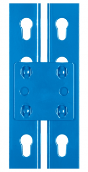 Picture of BiG340 Blue Tie Plates To Join 2 Bays - Pack Of 4 - [BDU-B3TP4B]