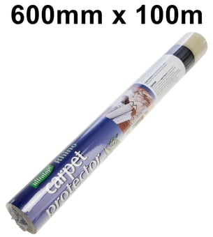 picture of Ultratape Rhino Clear Carpet Protection Film - 600mm x 100m - [ULT-0916600100CLR]