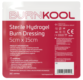 picture of Burn Kool Burn Dressing 5cm x 15cm - [WC-2207002]