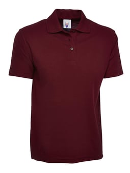 picture of Uneek Classic Poloshirt - Maroon Red  - UN-UC101-MRN - (PS)